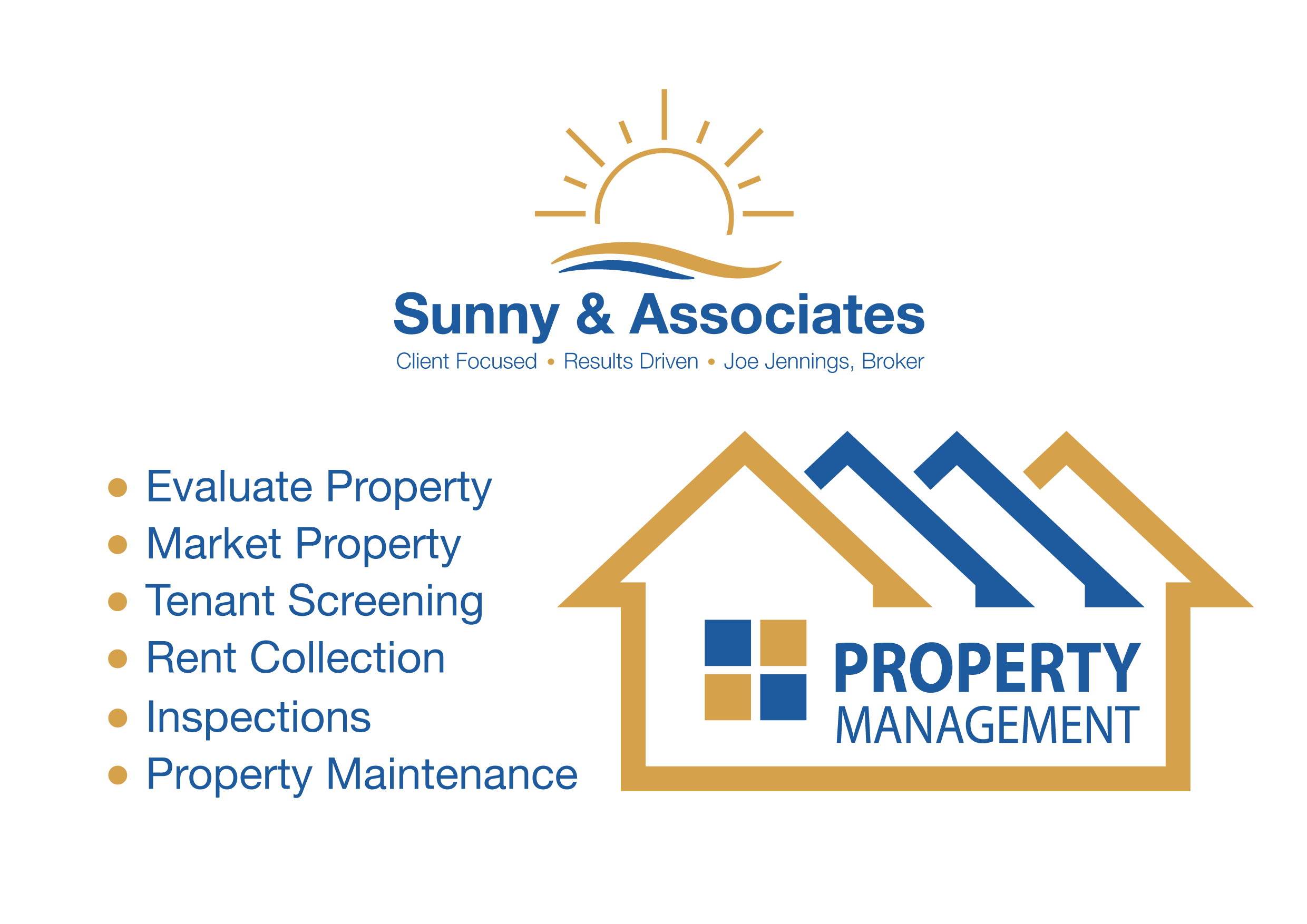 Property Management Company - Evaluate Property | Market Property | Tenant Screening | Rent Collection | Inspections | Property Maintenance sunny-realtors-property-management-opt-01