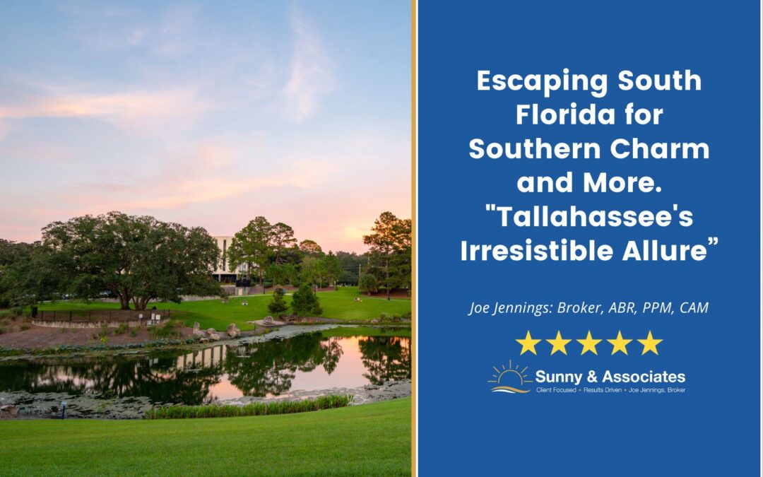 Escaping South Florida for Southern Charm and More. “Tallahassee’s Irresistible Allure”
